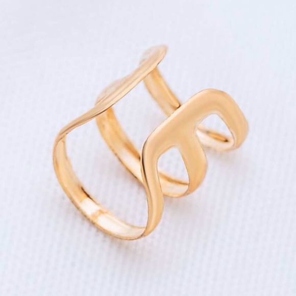 Triple Band Cuff Earring - Picture 2 of 8